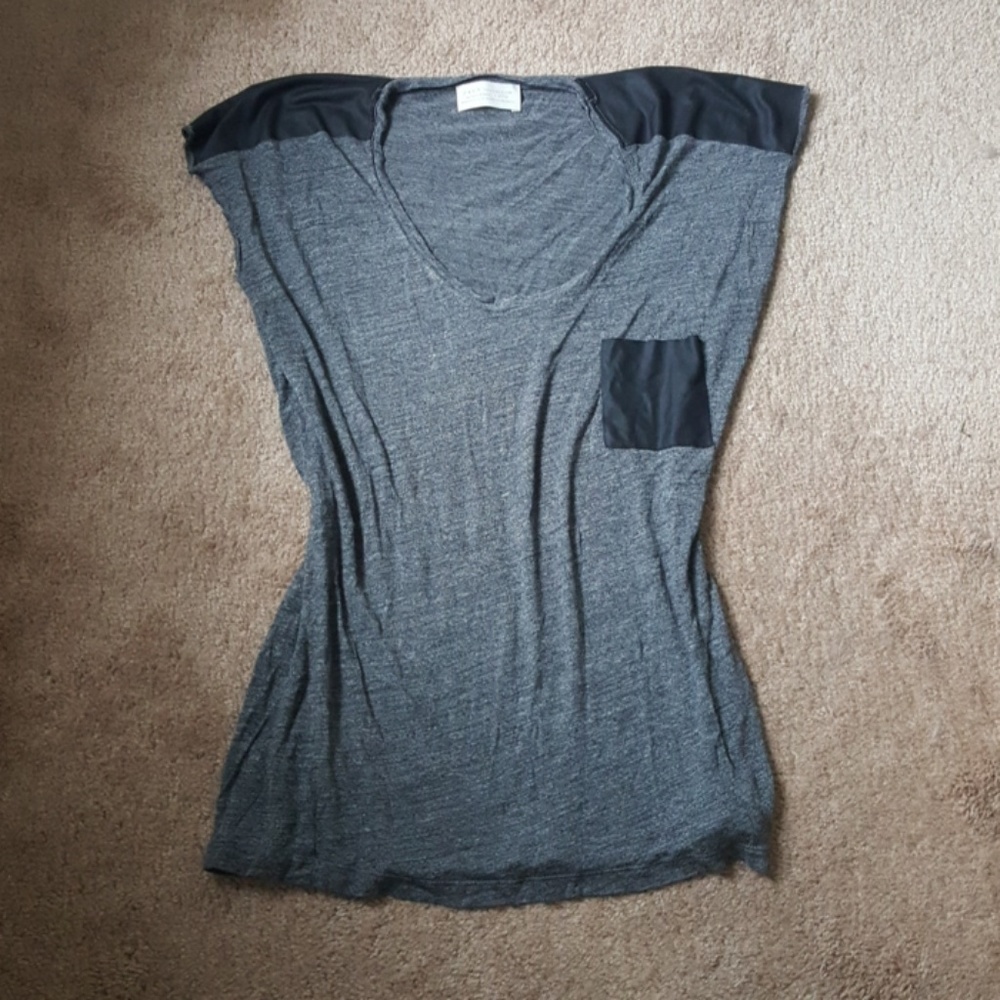 Zara Collections Cap Sleeve Shirt